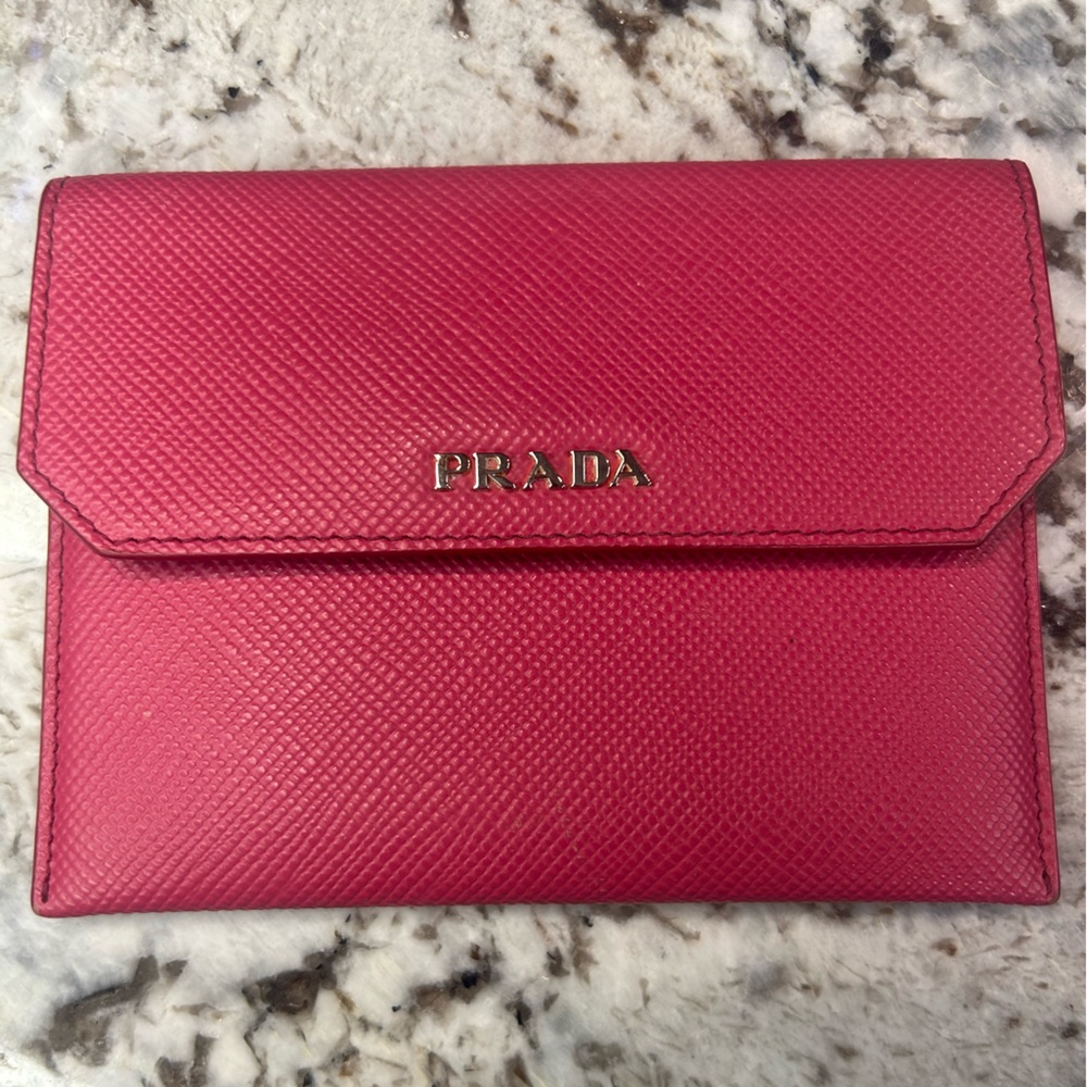 NEW PRADA Saffiano Leather Esplanade Clutch Bag - Picture 6 of 16